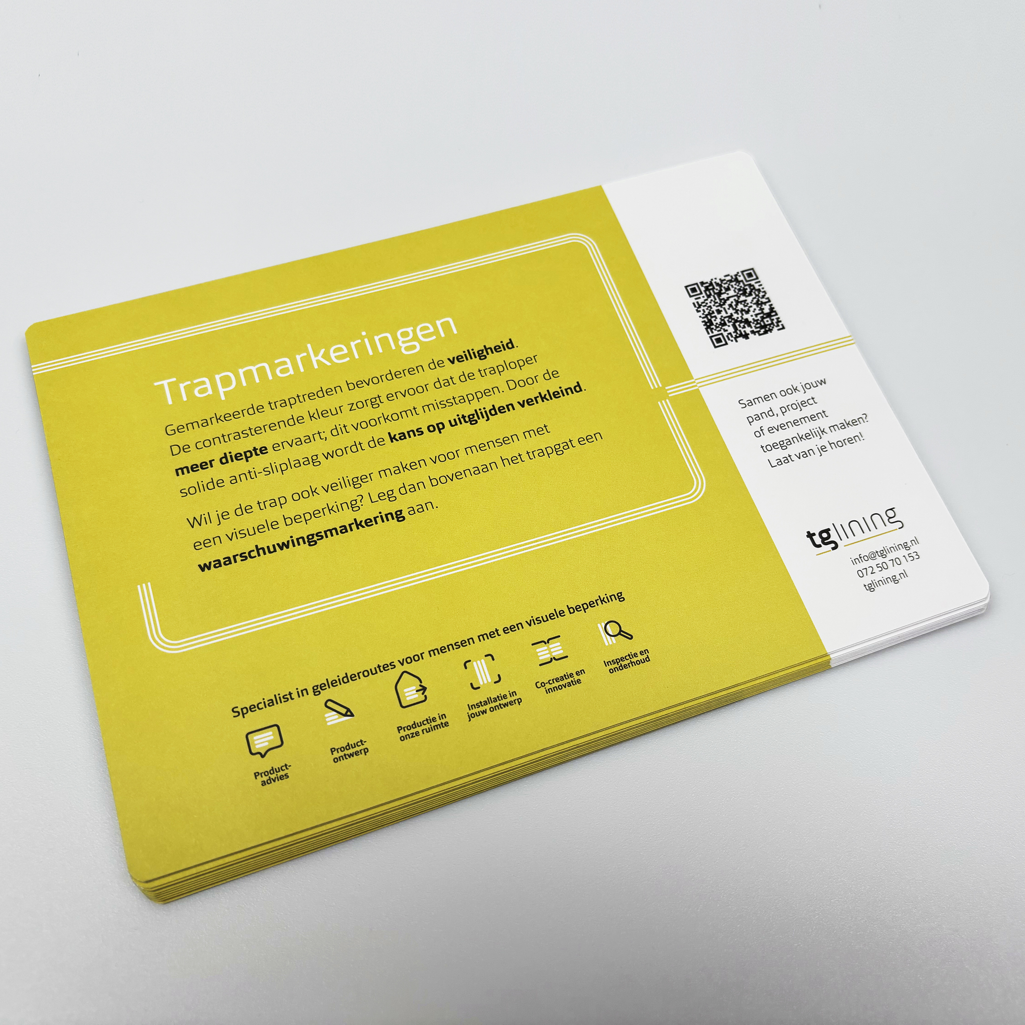 Willy Sengers - Opdracht TG Lining productflyers 