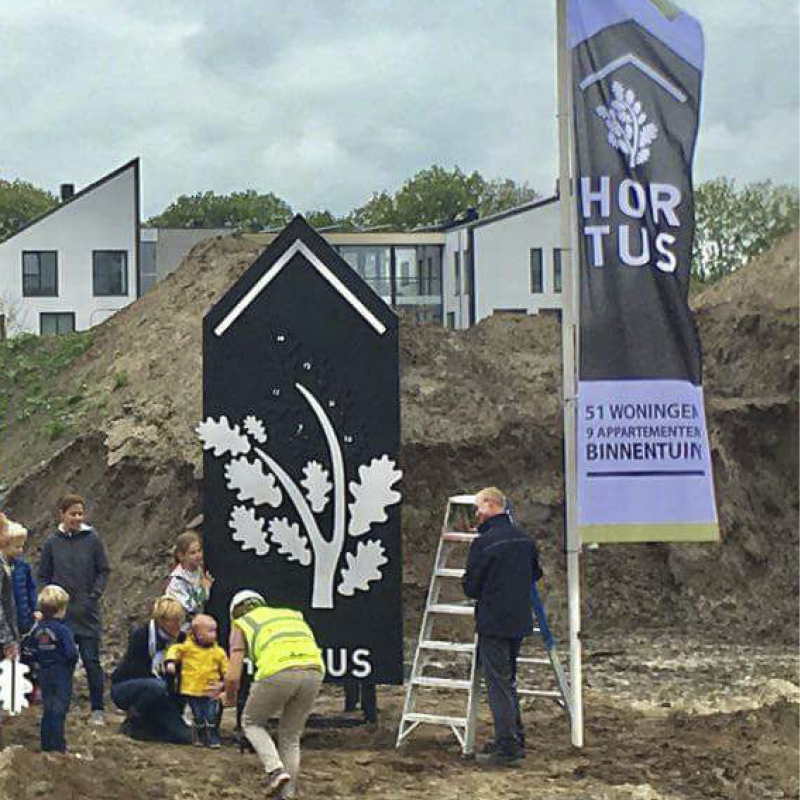 Willy Sengers - Hortus - start bouw